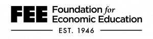 A large black Labrador sits upright facing forward, its tongue sticking out and tail slightly curled, depicted in a simple black and white line art style.