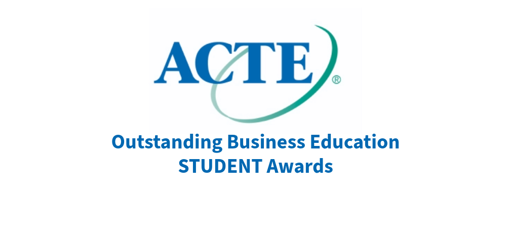FBLA Members Recognized as ACTE Outstanding Business Education Students